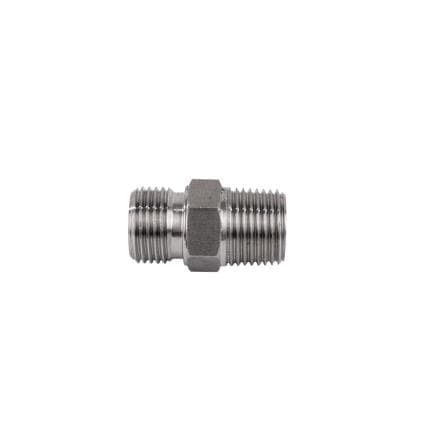 MECLUBE F96-1110-505 - Mamelon en acier inoxydable m 3/4" bsp - m 3/4" nptf
