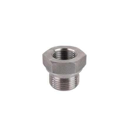 MECLUBE F96-1300-605 - Capuchon de réduction en acier inoxydable m 1" bsp -f 3/4" bsp