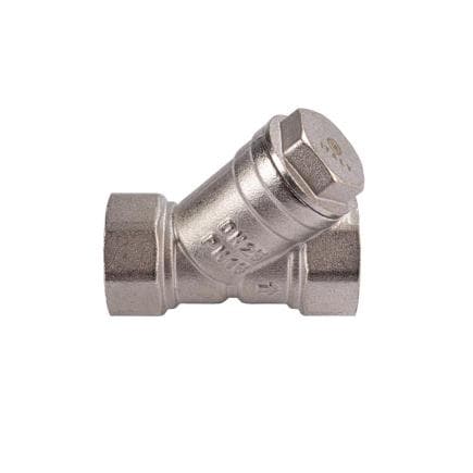 MECLUBE R34-0002-005 - y f-f 3/4" laiton nickelé filtre en ligne
