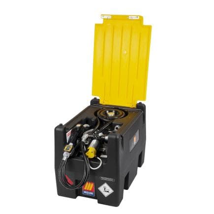 MECLUBE 090-6221-024 - Réservoir de transport diesel CHAR DIESEL 220 l - 45 l/min 24V avec débitmètre numérique et canon automatique