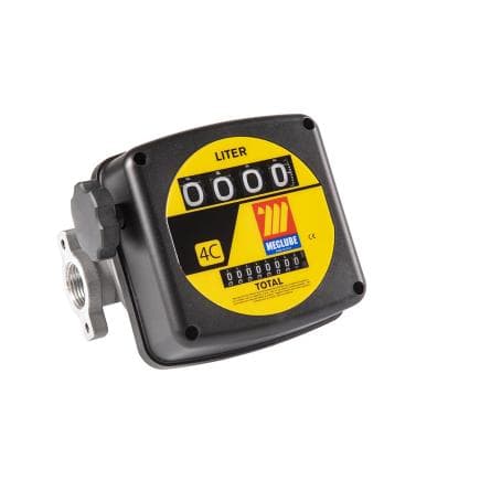 MECLUBE 092-5104-000 - Compteur volumétrique mécanique 4 chiffres débit min-max 20-120 l/min