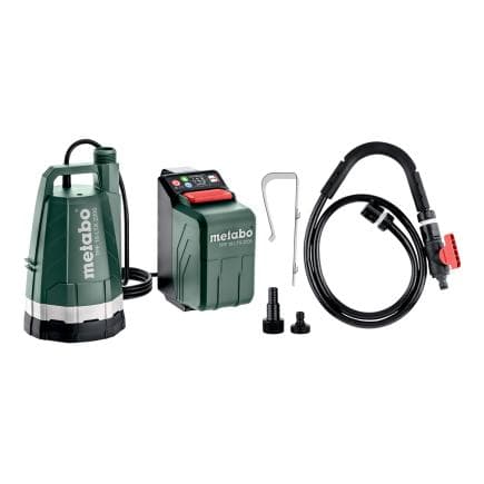 METABO 601729850 - TPF 18 LTX 2200 - Pompe immergée et citerne à eau de pluie sans fil 18V (sans batterie, sans chargeur)