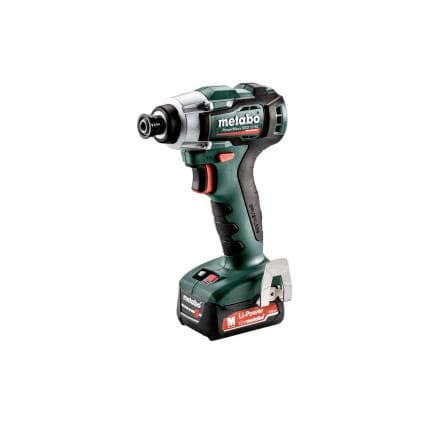 METABO 601115500 - PowerMaxx SSD 12 BL - Visseuse à chocs sans fil 12V (avec 2 batteries 2,0 Ah et chargeur)