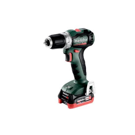 METABO 601044800 - PowerMaxx BS 12 BL - Perceuse-visseuse sans fil 12V (avec 2 batteries 4,0 Ah et chargeur)