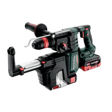 METABO 601715930 - KH 18 LTX BL 28 Q Set ISA - Marteau sans fil 18V (avec 2 batteries 5,5 Ah et chargeur)