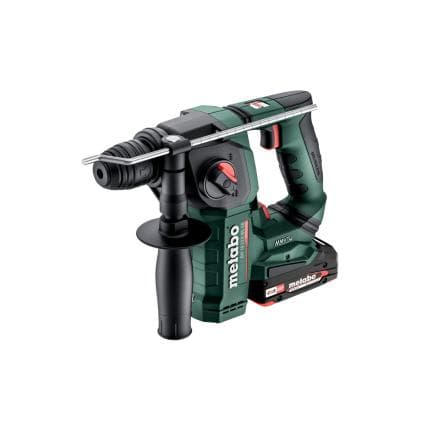 METABO 600324500 - BH 18 LTX BL 16 - Marteau sans fil 18V (avec 2 batteries 2,0 Ah et chargeur)
