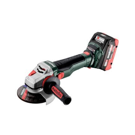 METABO 601730660 - WB 18 LTX BL 15-125 Quick - Meuleuse d'angle sans fil 18V (avec 2 batteries 5,5 Ah et chargeur)