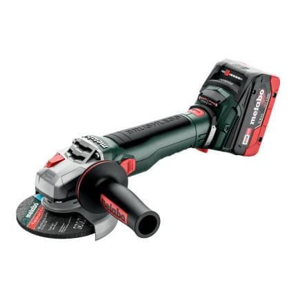 METABO 613054660 - WB 18 LT BL 11-125 Quick - Meuleuse d'angle sans fil 18V (avec 2 batteries 5,5 Ah et chargeur)