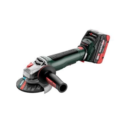 METABO 613059660 - WPB 18 LT BL 11-125 Quick - Meuleuse d'angle sans fil 18V (avec 2 batteries 5,5 Ah et chargeur)
