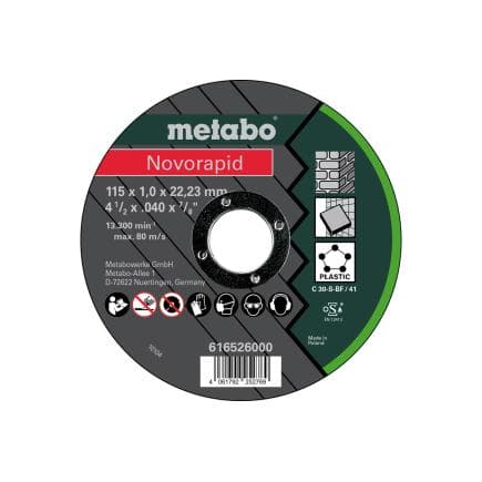 METABO 616526000 - Disque à tronçonner universel Novorapid, TF41