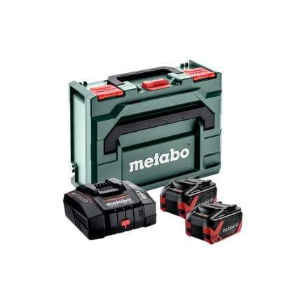 METABO 685305000 - Jeu de 2 batteries 8 Ah et chargeur en étui