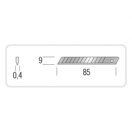 METRICA 49014 - COUTEAU PLAT