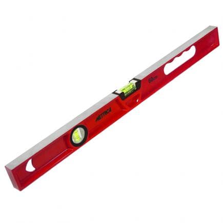 METRICA 31094 - NIVEAU MOULÉ EN ALUMINIUM À BASE MAGNÉTIQUE 2 BULLES