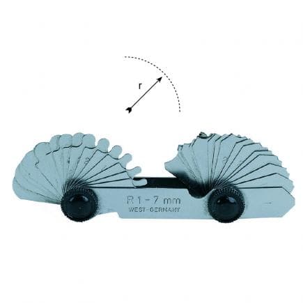 METRICA 35041 - JAUGE DE RAYONS EN ACIER