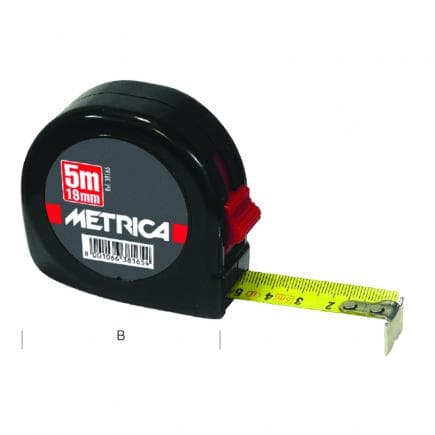 METRICA 38162 - FLEXOMETRE DE POCHE NOIR