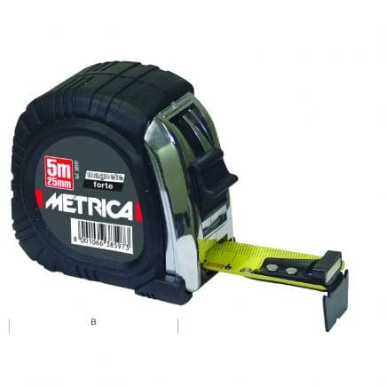 METRICA 38597 - MAGNETEFORTE METRIQUE - FLEXOMETRE AVEC AIMANT 5m 25mm