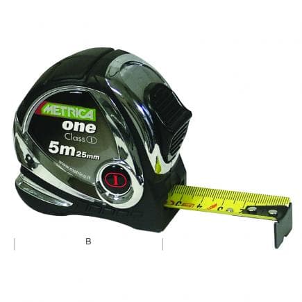 METRICA 38736 - METRIC ONE - FLEXOMETRE 5m 25mm RUBAN EXTRA PRECISE