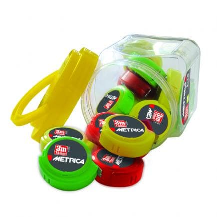 METRICA 38940 - BOITE 24 PCS FLES.3M 13MM COULEURS ASSORTIES