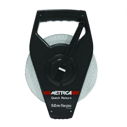 METRICA 40023V - RUBAN À MESURER TOPORGRAPHE EN FIBRE DE VERRE À RETOUR RAPIDE