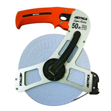 METRICA 40029V - METRIC SUPER ACTION - ROUE 50M RUBAN FIBRE