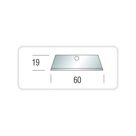 METRICA 49151 - CONFECTION 12 LAMES DE RECHANGE PAR GRATTOIR