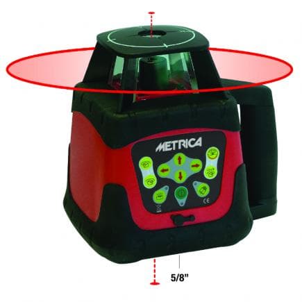 METRICA 61355 - RÉCEPTION LASER ROTATIF AUTO-NIVELANT 4 CÔTÉS