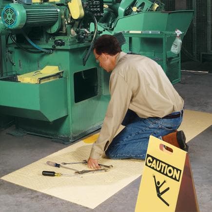 NEW PIG MAT630 - Rouleau PIG® haute visibilit'e, jaune