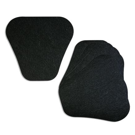NEW PIG GRP7001-BK - PIG® Grippy® Tapis à dos adh'esif pour toilettes 46 cm x 43 cm