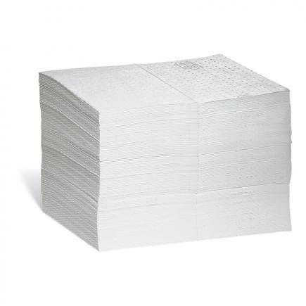 NEW PIG MAT460 - Feuilles-tapis Oil-Only, blancs