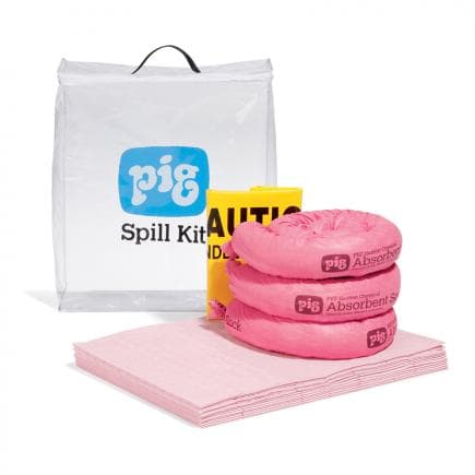 NEW PIG KIT367 - Kit pour déversements dans un sac transparent
