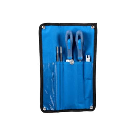 PFERD TOOLS 11099155 - Kit d’affûtage pour tronçonneuse 5,5 mm 5/32" pour pas de chaîne 3/8, 404" dans un étui enroulable