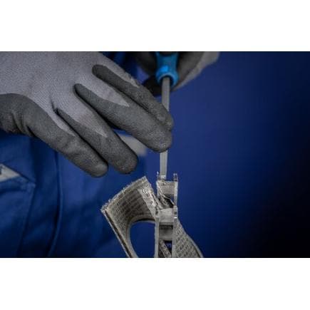PFERD TOOLS 11212157 - Lime d’atelier carrée avec manche, taille 2 usage universel pour dégrossissage & usinage de finition