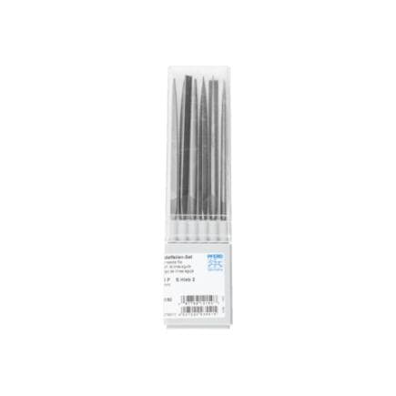PFERD TOOLS 12799010 - Jeu de limes aiguille de précision en coffret en plastique 160 mm, taille suisse 2, moyennes fines (12 pcs.)