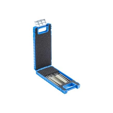 PFERD TOOLS 15842113 - Jeu de limes aiguille diamant 140 mm D181 (grossière) pour petites géométries dans les matériaux durs (11 pcs.)