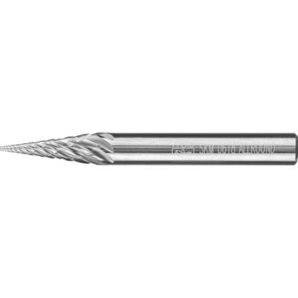 PFERD TOOLS 21001073 - Fraise s/t en carbure haute performance ALLROUND, forme conique à bout pointu SKM usinage universel, denture grossière