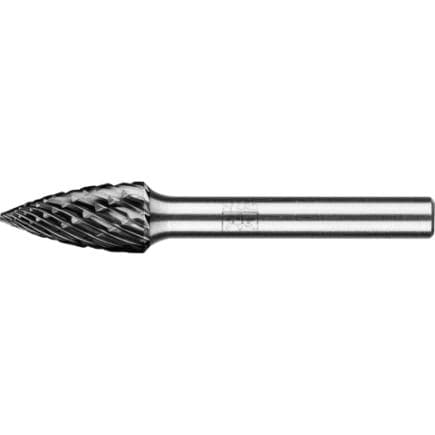 PFERD TOOLS 21001051 - Fraise sur tige en carbure hautes performances ALLROUND, forme d’ogive SPG, Ø de tige 6 mm HICOAT, usinage universel