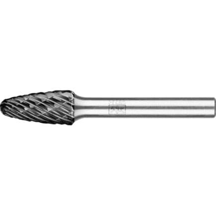 PFERD TOOLS 21001055 - Fraise sur tige en carbure hautes performances ALLROUND, forme d’ogive à bout arrondi RBF, Ø de tige 6 mm HICOAT, usinage...