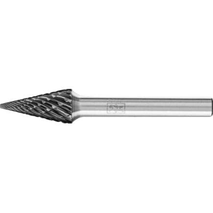 PFERD TOOLS 21001057 - Fraise sur tige en carbure hautes performances ALLROUND, forme conique à bout pointu SKM, Ø de tige 6 mm HICOAT, usinage...