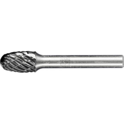 PFERD TOOLS 21001059 - Fraise sur tige en carbure hautes performances ALLROUND, forme de goutte TRE, Ø de tige 6 mm HICOAT, usinage universel
