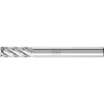 PFERD TOOLS 21200282 - Fraise sur tige en carbure hautes performances INOX, forme cylindrique ZYAS, denture en bout, acier inoxydable