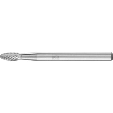 PFERD TOOLS 21202553 - Fraise lime carbure, forme de flamme B, tige Ø 3 mm Z5, usinage universel, fine