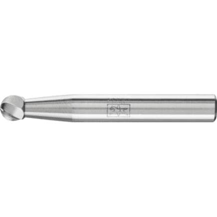 PFERD TOOLS 21112516 - Fraise lime carbure sphérique KUD, tige Ø 6 mm Z1, usinage universel, grossière
