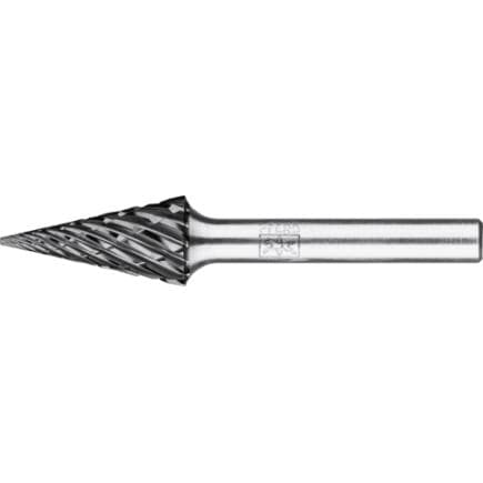 PFERD TOOLS 21115190 - Fraise lime carbure hautes performances STEEL, conique à bout pointu SKM, tige Ø 6 mm HICOAT pour acier