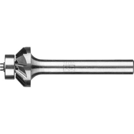 PFERD TOOLS 21115469 - Fraise lime carbure EDGE ALU conique KSK 45°, tige Ø 6 mm, chanfreinage, Alu