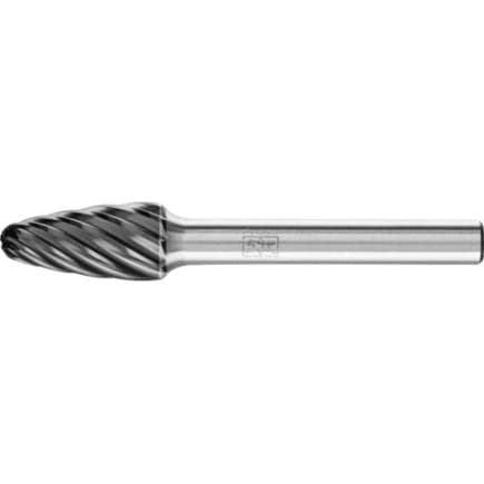 PFERD TOOLS 21117781 - Fraise lime carbure hautes performances INOX, ogive à bout arrondi RBF, tige Ø 6 mm HICOAT pour acier inoxydable