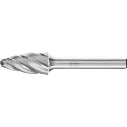 PFERD TOOLS 21117886 - Fraise lime carbure hautes performances ALU, ogive à bout arrondi RBF, tige Ø 6 mm aluminium/métaux non ferreux
