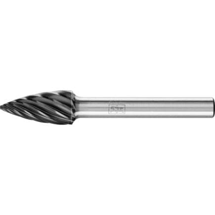 PFERD TOOLS 21122681 - Fraise lime carbure hautes performances INOX, ogive SPG, tige Ø 6 mm HICOAT pour acier inoxydable