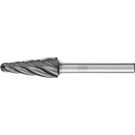 PFERD TOOLS 21125285 - Fraise s/t en carbure haute performance ALU forme d’ogive à bout arrondi KEL, Ø de tige 6mm, pour aluminium/métaux non...