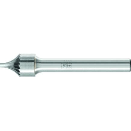 PFERD TOOLS 21152536 - Fraise lime à arrondir en carbure V, tige Ø 6 mm Z3, usinage universel, moyenne