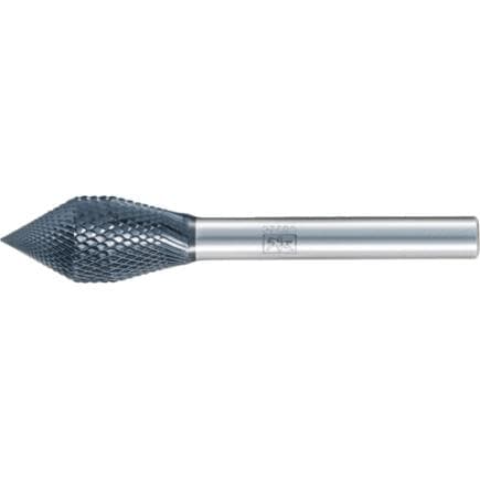 PFERD TOOLS 21460003 - Fraise sur tige en carbure hautes perform. MICRO KZW, Ø de tige 6 mm, forme spéciale pour travaux de chanfreinage et...